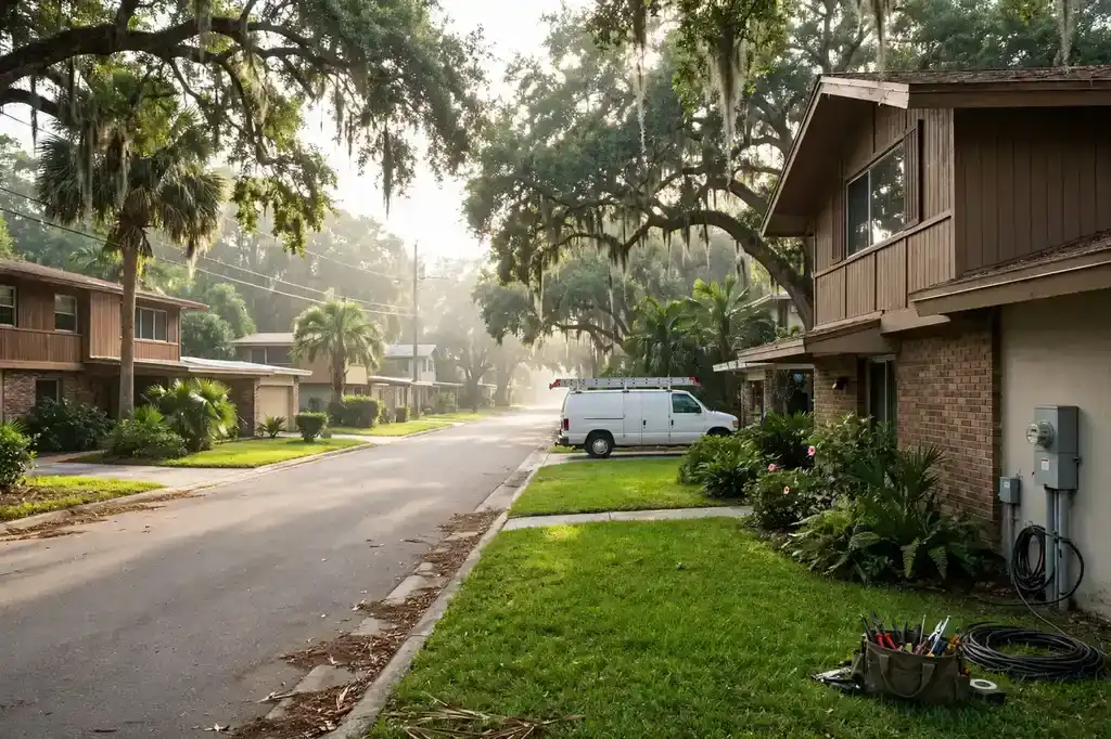 Cape Coral–Fort Myers, FL — the metro skyline and landscape