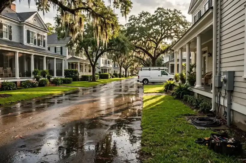 Charleston, SC — the metro skyline and landscape