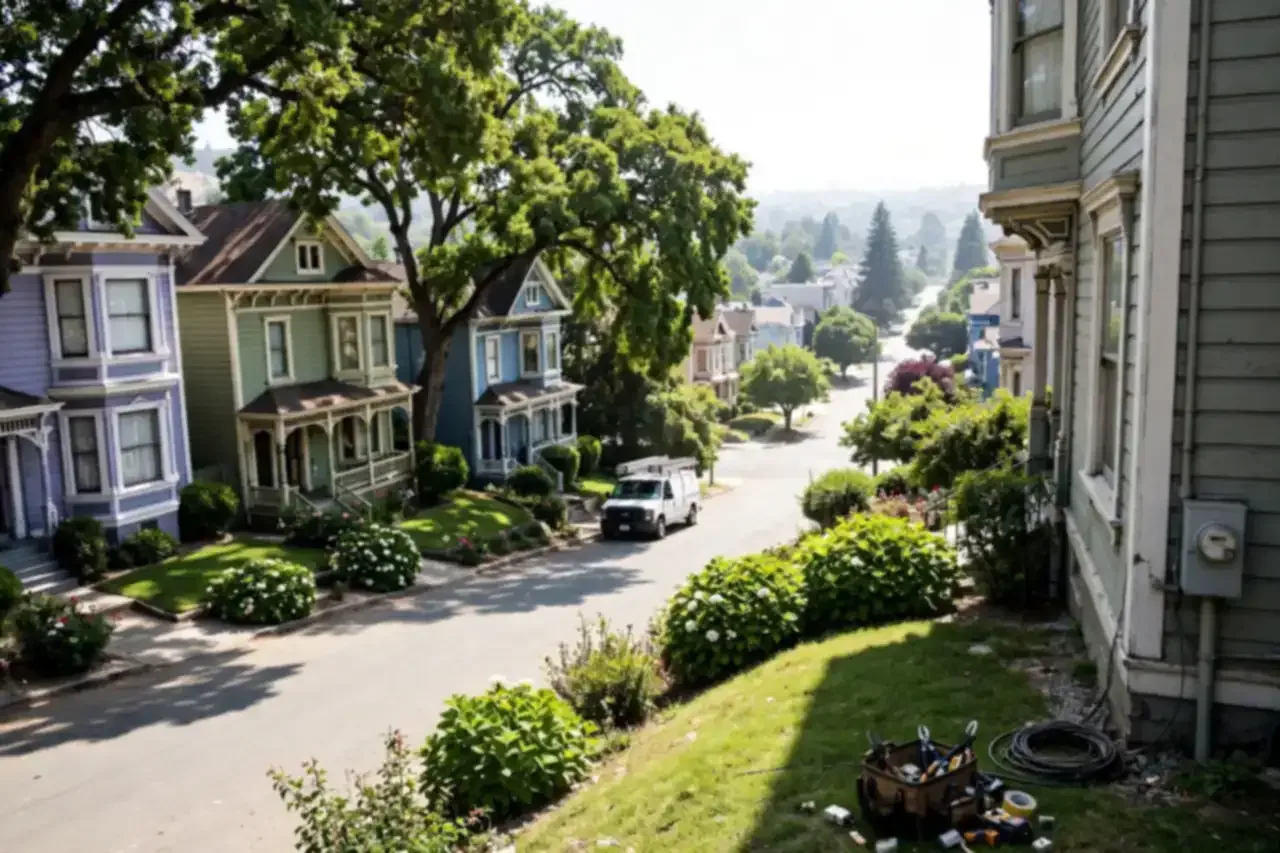 Chico, CA — the metro skyline and landscape