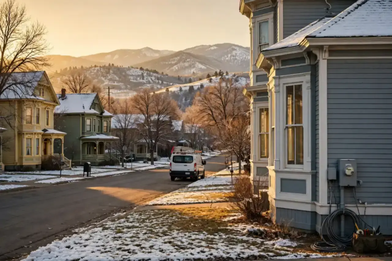 Colorado Springs, CO — the metro skyline and landscape