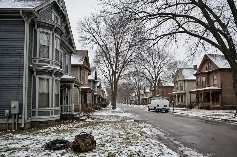 Elkhart, IN — the metro skyline and landscape