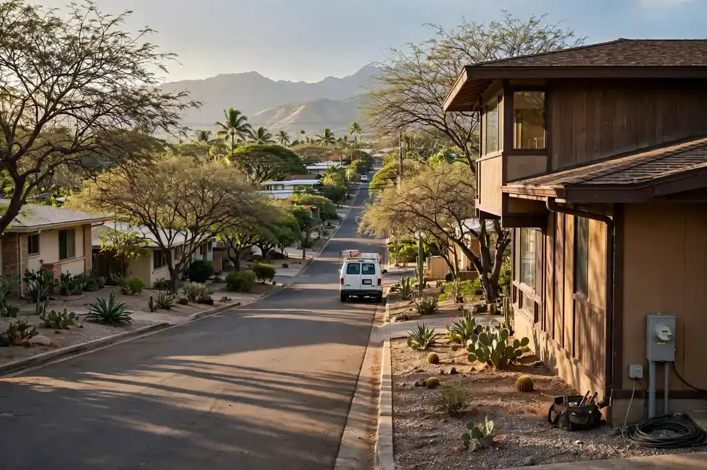 Honolulu, HI — the metro skyline and landscape