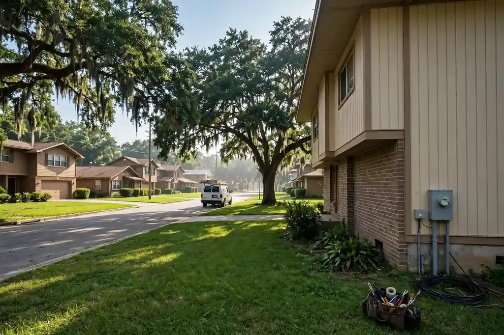 Lake Charles, LA — the metro skyline and landscape