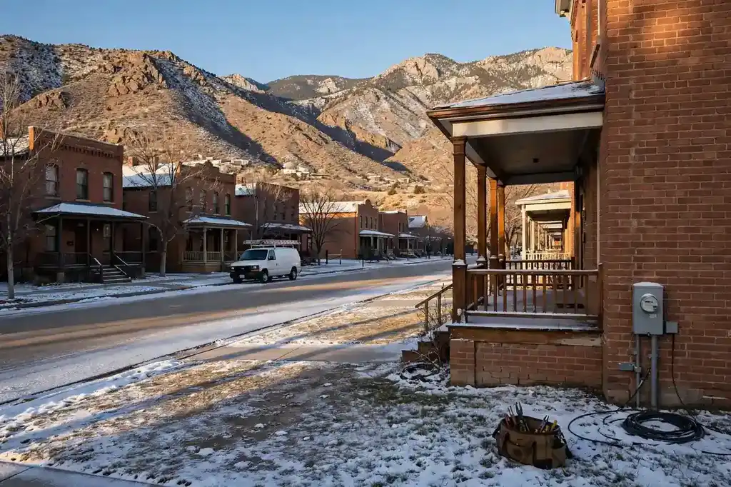 Logan, UT — the metro skyline and landscape