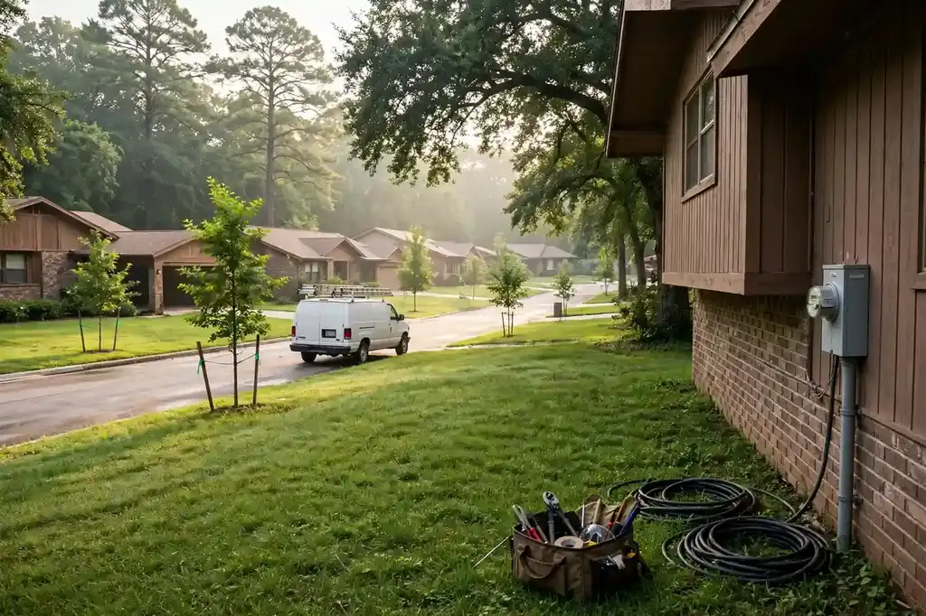 Longview, TX — the metro skyline and landscape