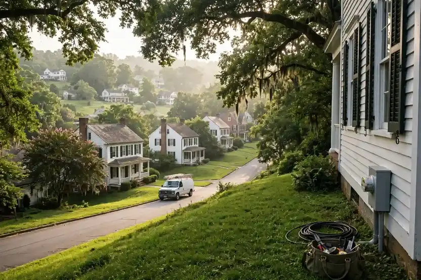 Macon, GA — the metro skyline and landscape