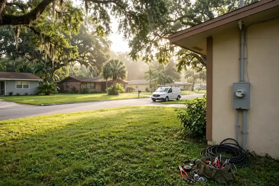 Orlando, FL — the metro skyline and landscape