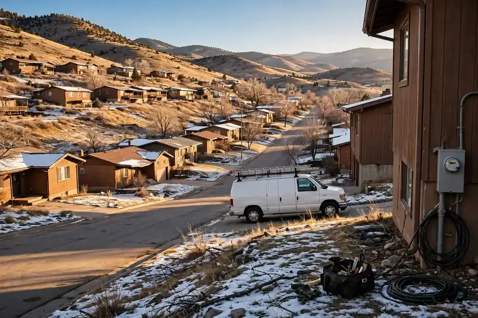 Pueblo, CO — the metro skyline and landscape