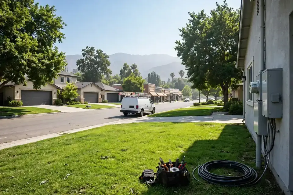 Riverside–San Bernardino, CA — the metro skyline and landscape