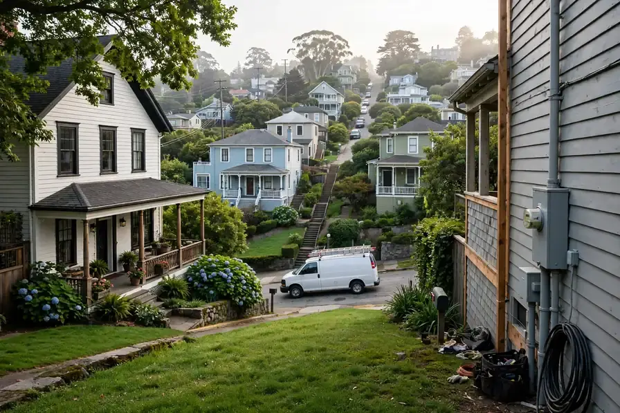 San Francisco, CA — the metro skyline and landscape