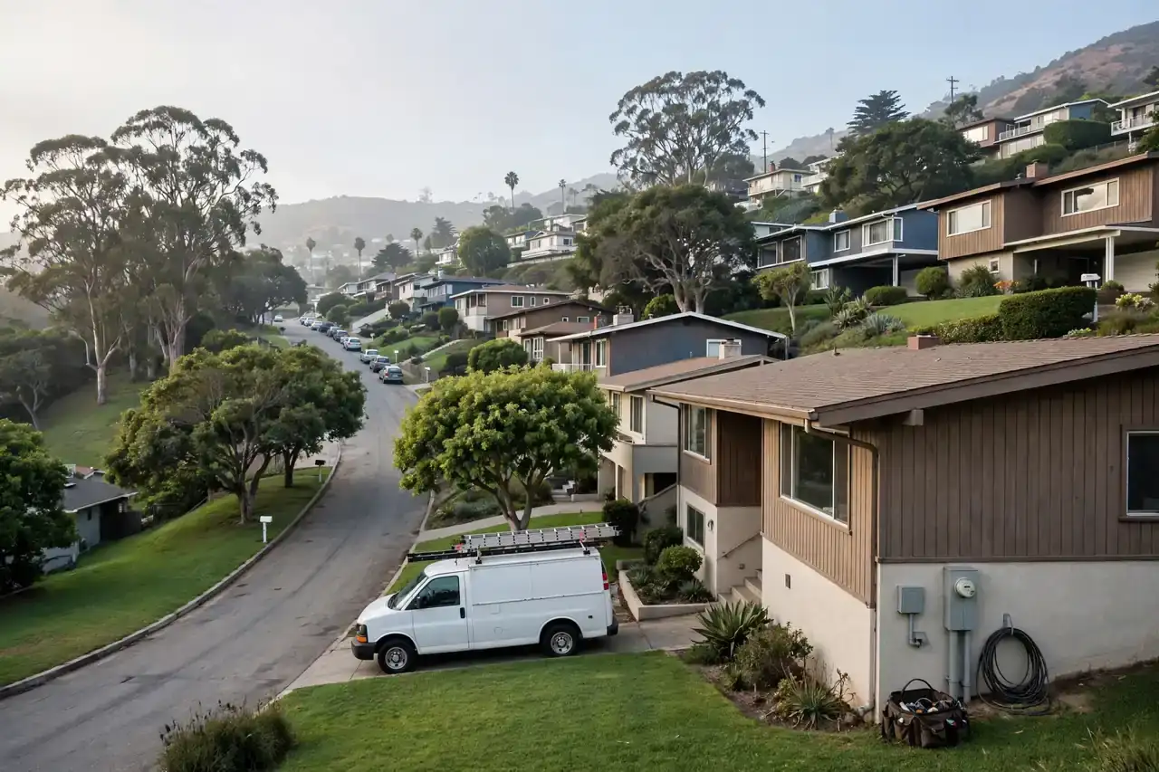 Santa Barbara, CA — the metro skyline and landscape