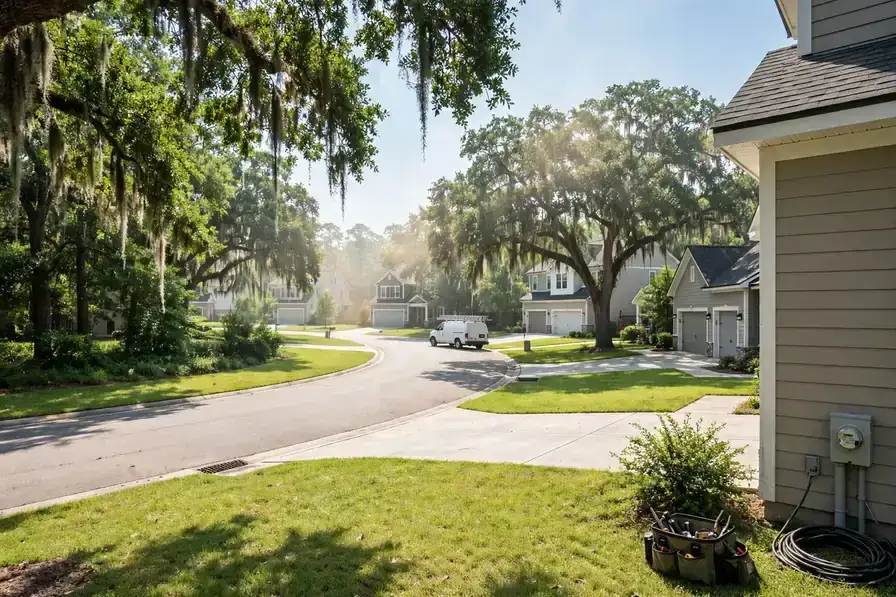 Savannah, GA — the metro skyline and landscape