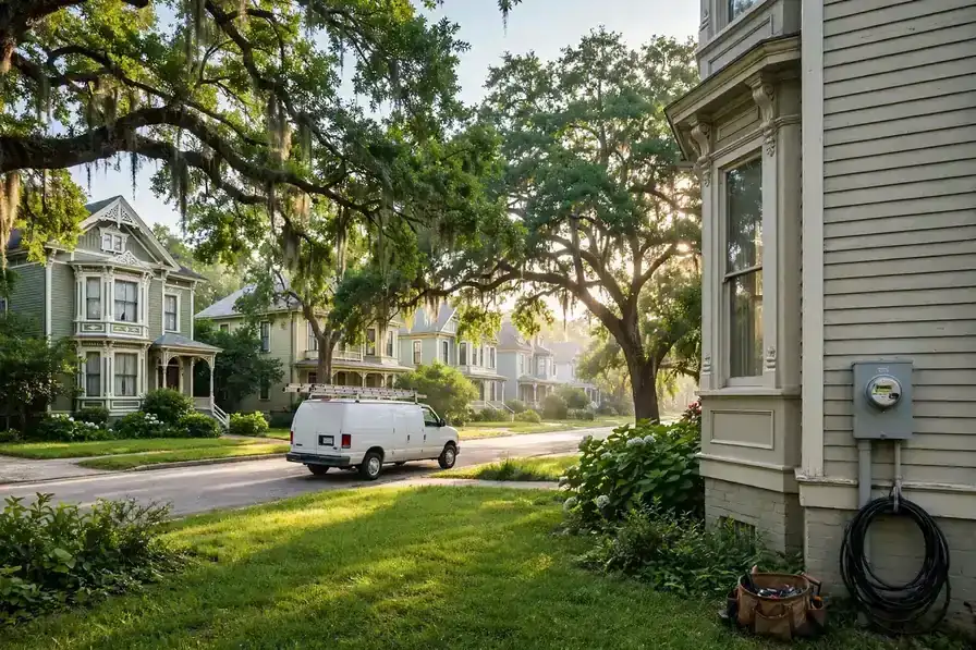Shreveport, LA — the metro skyline and landscape
