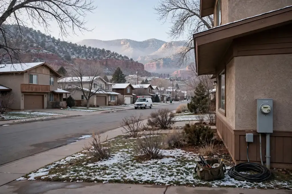 St. George, UT — the metro skyline and landscape