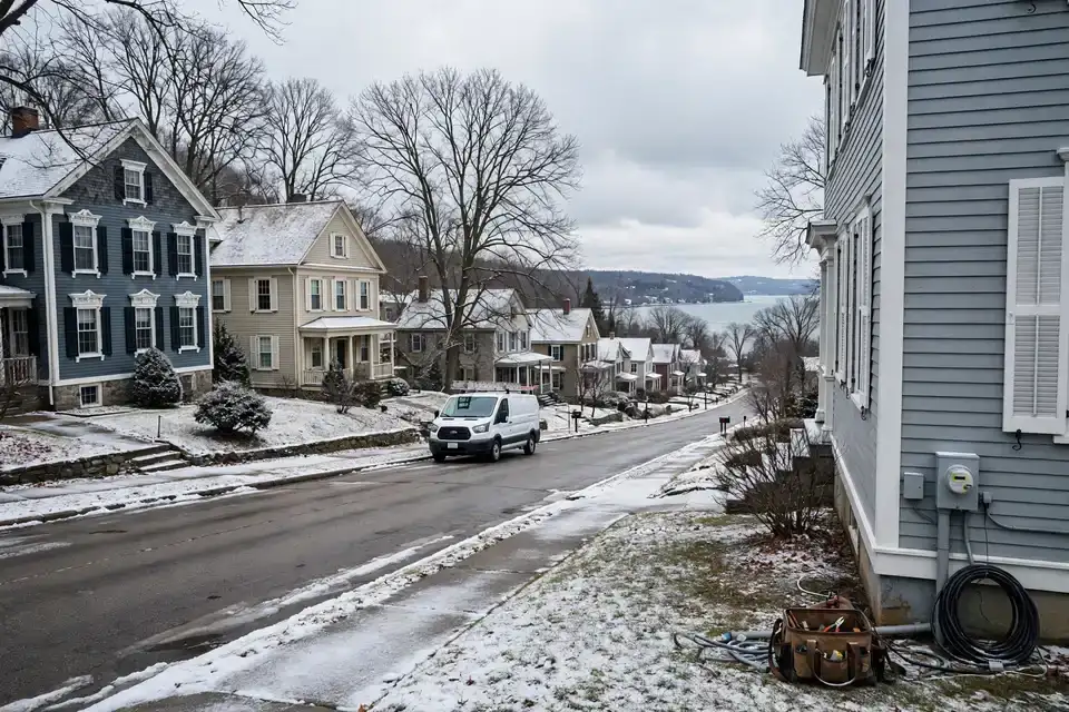 Traverse City, MI — the metro skyline and landscape