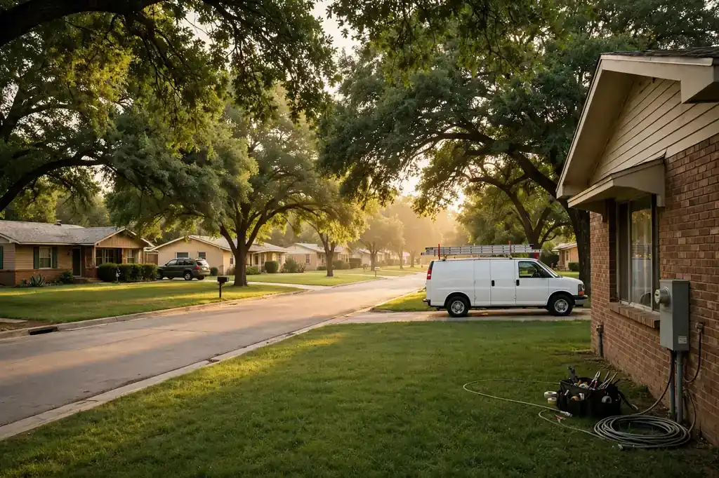 Wichita Falls, TX — the metro skyline and landscape